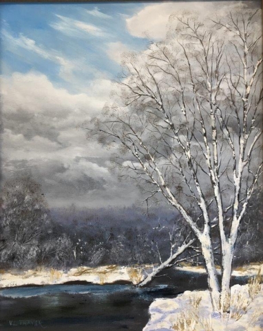 "After the Storm," #4, oil on canvas, 16x20": SOLD