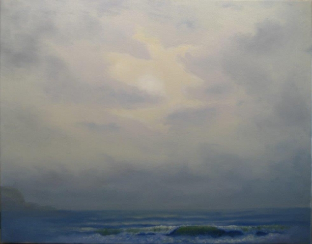 "Calm Morning," oil on stretched canvas, 22x28': $1,500