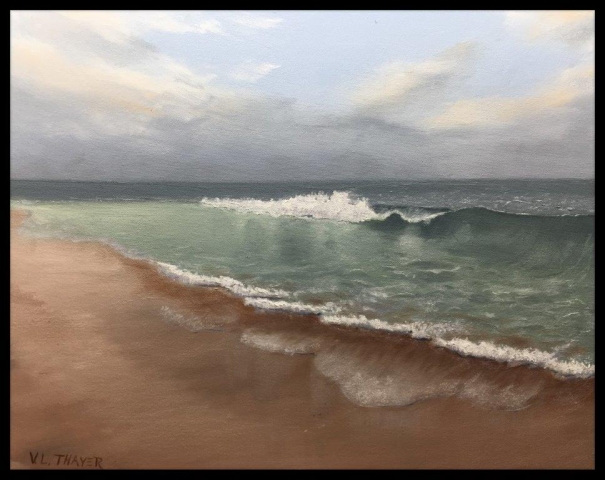 "Newcomb Hollow," oil on stretched canvas, 16x20": SOLD